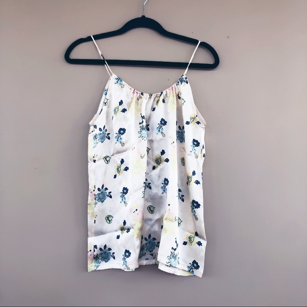 NEW • Tucker NYC • The Camisole Floral Silk Tank